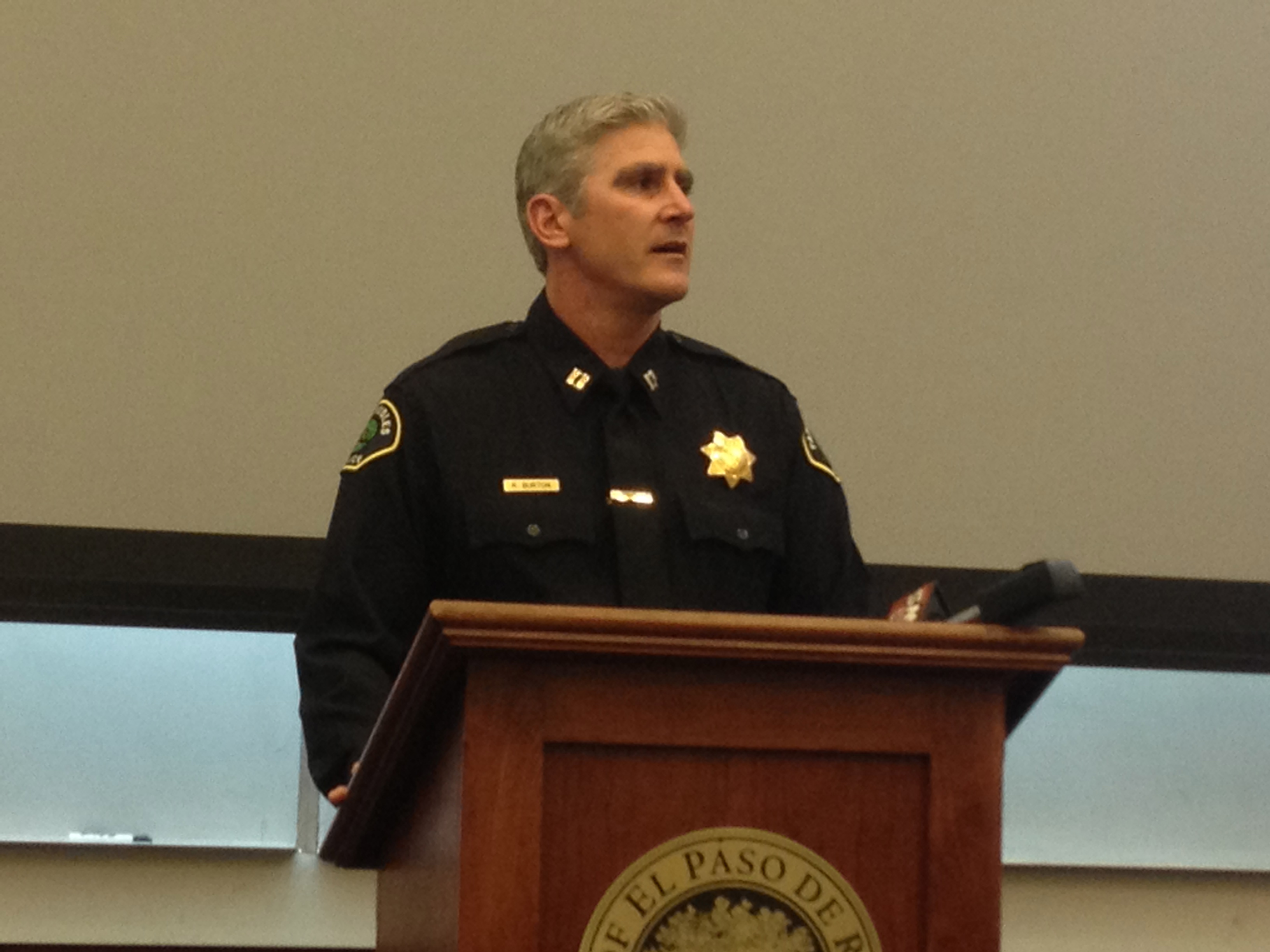 Paso Robles Police Chief Robert Burton.