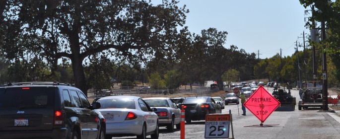 Road work Union Road, Paso Robles