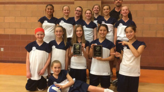 Saint Rose Catholic School Girls Volleyball team