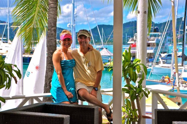 The Haywards lived, worked and sailed on the balmy, clear waters of the Caribbean for four months.