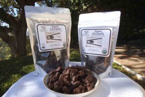 Manzanita Manor Orchards, dark chocolate walnuts, free trade, organic