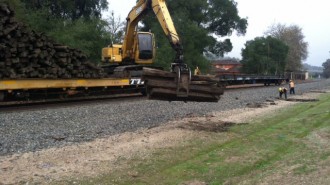 Railroad tie replacement