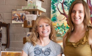 Tisha Smith, Lauren Birkhahn, art Atascadero