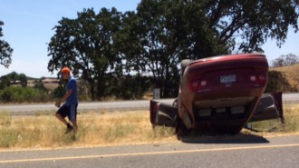 Highway 101 rollover