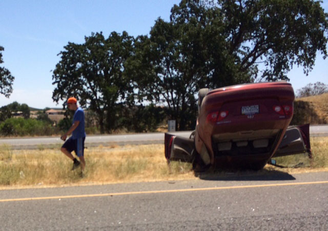 Highway 101 rollover