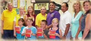 dictionaries to students