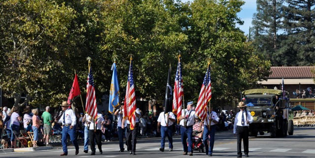 2014 Pioneer Day, color guard, Paso Robles