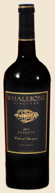Whalebone Vineyards 2010 Cabernet Sauvignon.