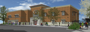 This rendering shows what the new Atascadero Junior High School will look like when construction is complete in 2017.