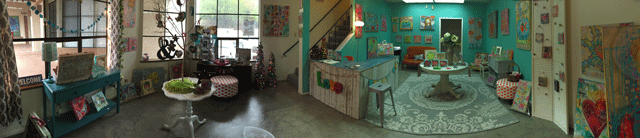 The gallery at Heartwork Studios in downtown Atascadero. Photo by Heather Young