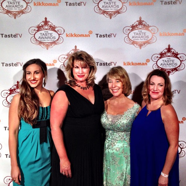 Accepting the award for Outstanding Food Festival From left to right: For Visit San Luis Obispo County Kylee Jepsen, Visit SLO Amy Olsen, Black Ink PR President Margot Black, Visit SLO Jennifer Bravo