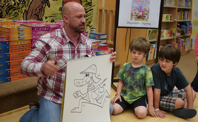 Author and illustrator James Horvath will entertain children as a special guest during Take Your Child to the Library Day at the Paso Robles Library on Monday, Feb. 9. Horvath will read his books and teach the children how to draw his characters during a special story time at 10:30 and 11:30 a.m. in the Library Conference Room. A full day of activities is planned at the Library from 10 a.m. to 8 p.m. for this nation-wide celebration which encourages parents and caregivers to bring children to the library on a regular basis.