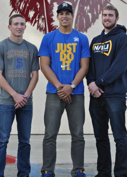 Bailey Gaither, Josh Oliver, Jonathon Baldwin, PRHS