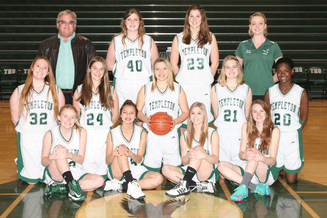 The Templeton High School girls junior varisty basketball team.