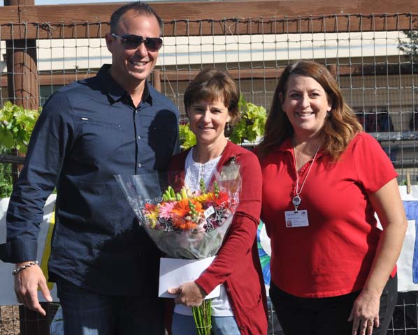 Agriculture Day, Judy Honerkamp, Principal Karen Grandoli, Superintendent Chris Williams, Meagan Friberg