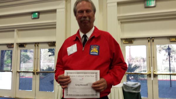 PRHS automotive instructor Greg Boswell was honored as the Region 2 Advisor of the Year.