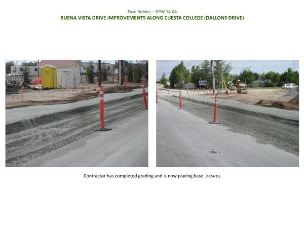 Road improvements
