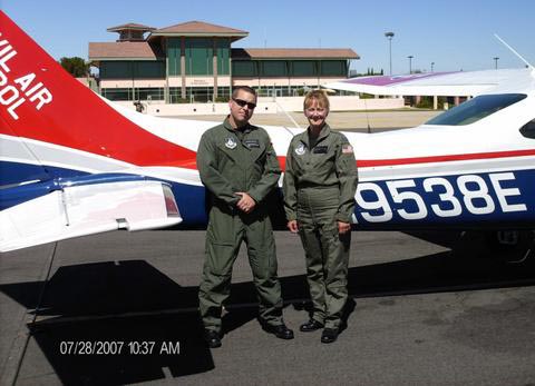 Aircrew on training mission. Courtesy photo.
