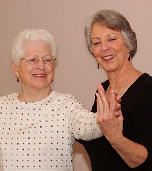 Faye Baker teaches movement classes in Paso Robles and at Cal Poly.