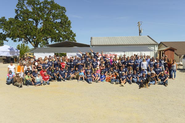 Last year's Warriors Helping Warriors Event at Tackitt Family Vineyards. Photo by Robert Binder.