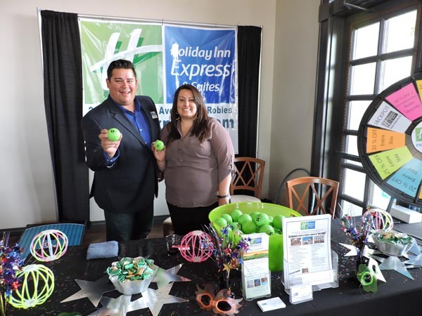 John Arnold and Amber Hamilton of Paso Robles Holiday Inn Express.