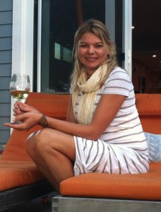 Nina Leschinsky, the new director of consumer sales for Ancient Peaks Winery.