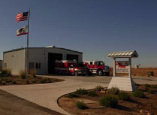 The Carrizo Plains Fire Station.