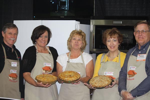 Pictured left to right are: Don Idler, Brigid Rickard, Joyce Purdin, Susan Sheetz, James Stoddard.