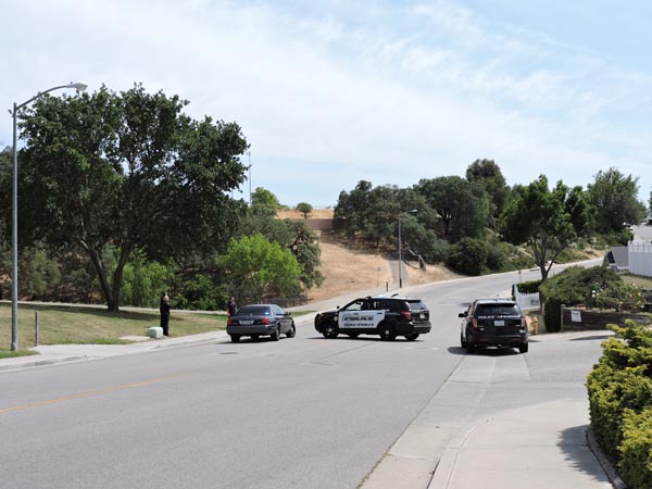 The walking path, and the surrounding areas were placed on lockdown for the duration of the search.