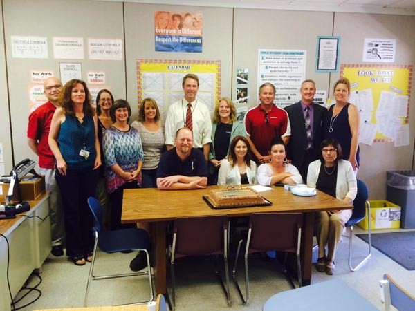 Liberty staff celebrates award of six-year WASC accreditation. Courtesy photo.