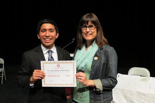 Scholarship recipient Alex Saad.