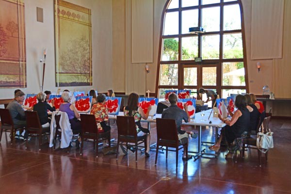 A photo from a recent session. Courtesy of Vina Robles.