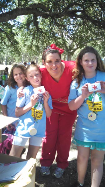 JOliveira and Girl Scouts First Aid Badge