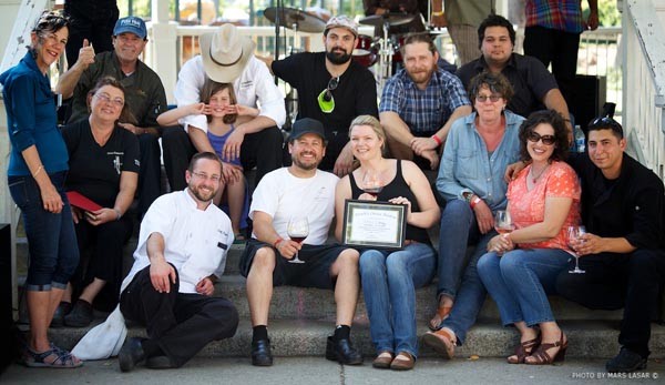 The winning chefs and event organizers. Courtesy photo.