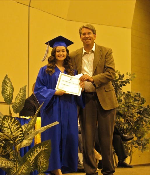 Scholarship recipient Sam Senet.