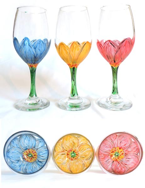 A resident artist will be instructing students on how to use enamel glass paints to create "look inside" flowers on Saturday, June 13.