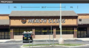 Architect's rendering of the proposed Fitness Evolution in Atascadero