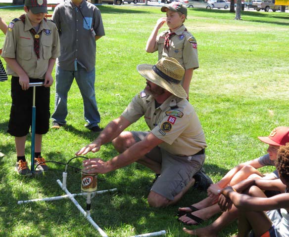 Paso Robles City Library, Rocket Launch, Summer Reading Program, Stan Tharp