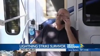 Paso Robles man struck by lightning