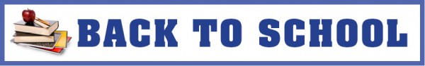 Back to School banner