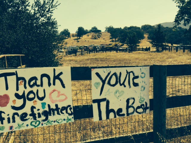 thank you fire fighters