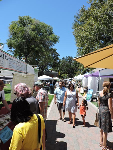 Hundreds of attendees enjoyed the festival in downtown city park on Saturday.