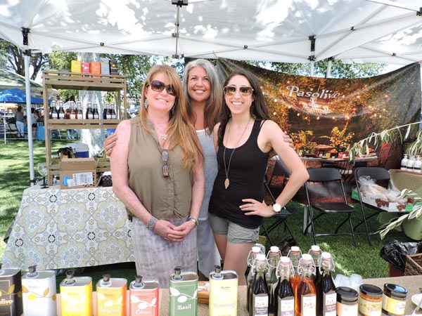 Carol Faber, Susanne Marie Elena Genovese, and Marisa Bloch from Pasolivo.