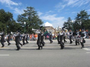 Templeton High School Marching Band performing at Colony Days.