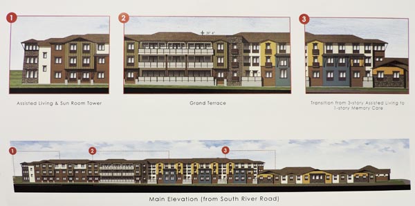 Artist rendering assisted living