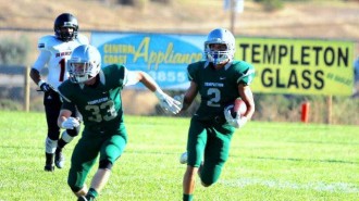 THS football, Eagles, Brandon Bracy, Penny Fuentes