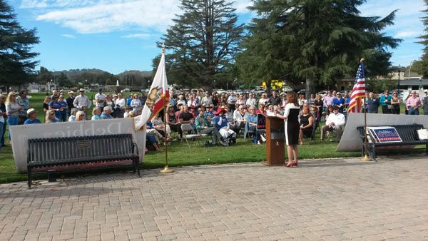 Crowd for Debbie Arnold