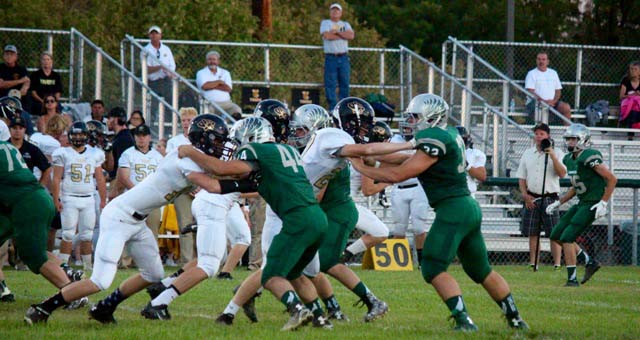 THS football, Eagles, Michael Engstrom, Isaac Lindsey, Cory Delisle, Penny Fuentes