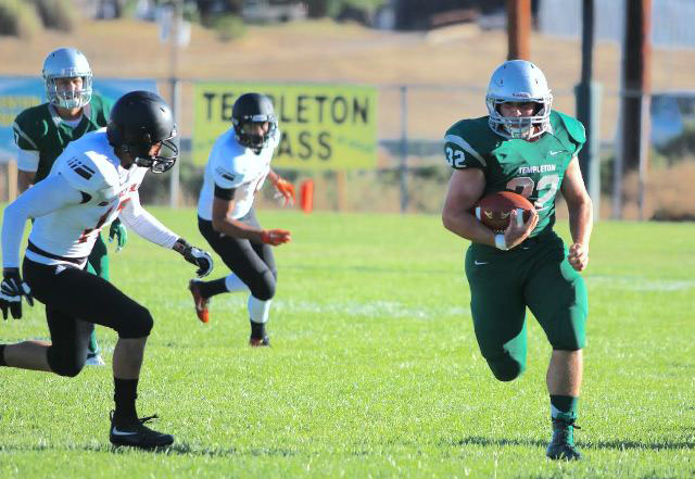THS football, Eagles, Isaac Lindsey, Penny Fuentes