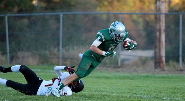 THS football, Eagles, Jaret Butz, Penny Fuentes